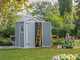 Keter Manor grau - Gartenhaus - mit Seitenfenster - 185x152x226 cm