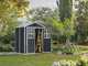 Keter Manor schwarz - Gartenhaus -  mit Frontfenstern - 185x152x226 cm