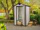 Keter Manor beige - Gartenhaus Schuppen - 129x103x196 cm