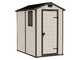 Keter Manor beige - Gartenhaus - mit Seitenfenster - 130x192x198 cm