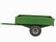 Francini FQ6 - Anh&auml;nger f&uuml;r Traktor aus Stahl - 150x110(h 25 cm)