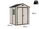 Keter Manor beige - Gartenhaus - mit Seitenfenster - 185x152x226 cm