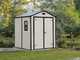 Keter Manor beige - Gartenhaus - mit Seitenfenster - 185.8x236.8x227 cm