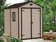 Keter Manor beige - Gartenhaus - mit Seitenfenster - 185.8x236.8x227 cm