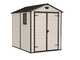 Keter Manor beige - Gartenhaus - mit Seitenfenster - 185.8x236.8x227 cm