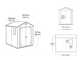 Keter Manor beige - Gartenhaus - mit Seitenfenster - 185.8x236.8x227 cm
