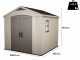 Keter Factor beige - Gartenhaus - mit Seitenfenster - 256.5x255x243 cm