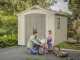 Keter Factor beige - Gartenhaus - mit Seitenfenster - 256.5x255x243 cm