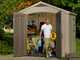 Keter Factor beige - Gartenhaus - Seitenfenster - 256.5x182x243 cm