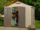 Keter Factor beige - Gartenhaus - Seitenfenster - 256.5x182x243 cm