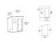 Keter Manor Pent grau - Gartenhaus - mit Seitenfenster - 183.5x111x200.5 cm