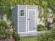 Keter Manor Pent grau - Gartenhaus - mit Seitenfenster - 183.5x111x200.5 cm