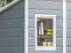 Keter Manor Pent grau - Gartenhaus - mit Seitenfenster - 183.5x111x200.5 cm