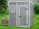 Keter Manor Pent grigio - Gartenhaus - Mit Frontfenster - 183.5x185x200 cm