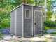 Keter Manor Pent grigio - Gartenhaus - Mit Frontfenster - 183.5x185x200 cm
