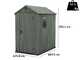 Keter Darwin gr&uuml;n - Gartenhaus - mit Seitenfenster - 125.8x184.5x205 cm