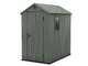 Keter Darwin gr&uuml;n - Gartenhaus - mit Seitenfenster - 125.8x184.5x205 cm