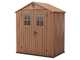 Keter Darwin braun - Gartenhaus - mit Frontfenstern - 190x122x221 cm