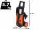 Black &amp; Decker  PW1450TDL-QS - Elektrischer Kaltwasser-Hochdruckreiniger - max. 150 bar -  426 l/h