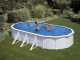 Gre Fidji Oval 730x375x120cm - Oberirdischer Stahlpool