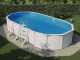 Gre Fidji Oval 730x375x120cm - Oberirdischer Stahlpool