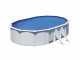 Gre Fidji Oval 610x375x120cm - oberirdischer Stahlpool