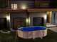 Gre Fidji Oval 500x300x120cm - Ovaler Stahlwandpool