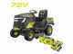 RYOBI RY72TMX107-210 - Akku-Rasentraktor - 72V / 2x10Ah