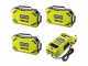 RYOBI  RY72TMX117-310 Akku-Rasentraktor- 72V / 3x10Ah