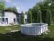 Gre Finlandia Oval 610x375x120cm - Oberirdischer Stahlpool