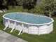 Gre Finlandia Oval 730x375x120cm - Oberirdischer Stahlpool
