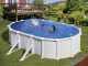 Gre Atlantis Oval 500x300x132cm - Oberirdischer Stahlpool
