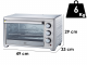DCG MBS25  - Umluft-Backofen  LT 25 1500 W