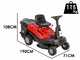 Geotech RM 75-610 C - Minirider Aufsitzm&auml;her - Motor 224ccm
