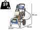 Annovi &amp; Reverberi AR 1480 - Benzin Hochdruckreiniger - 280 bar - 960 l/h - Honda Benzinmotor GX 390