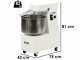 Mixer 3000 S - Spiralkneter - einphasig - Teigkapazit&auml;t 24 Kg