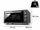 Girmi FE45 - Minibackofen mit Umluftfunktion 45 lt 1400W