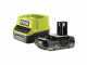 Ryobi R18PI-0 - Tragbarer Akku-Kompressor - 18V - OHNE BATTERIE UND BATTERIE-LADEGER&Auml;T