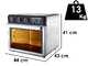DCG FR2202 - Backofen - Hei&szlig;luftfritteuse 34 l