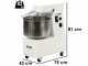 Mixer 3000 H2O - Spiralkneter mit hoher Hydratation - Fassungsverm&ouml;gen 24 kg - 400V