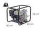 BullMach NERINA 50 Benzin-Motorpumpe - f&uuml;r Schmutzwasser - Druckanschl&uuml;sse: 50mm