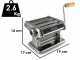 Imperia New Titania iPasta T.2/6,5 mm - manuelle Nudelmaschine aus Edelstahl