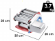 Imperia Electric iPasta Metallica Classica Rossa - Elektrische Nudelmaschine
