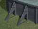 Gre Kea Oval 500x300x120cm - Aufstellpool aus Stahl