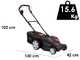 AL-KO 38.1 Li Easy - Rasenm&auml;her - Schnittbreite 37 cm - 18V/4,0 Ah