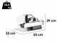 Berkel Home Line Plus 200 mattschwarz - Aufschnittmaschine mit Schwert 195 mm