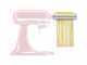 KitchenAid 5KSMPRA - 3-teiliges Set - Nudelaufsatz und Teigroller
