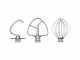 KitchenAid 5KSM5TH3PSS - Set aus 3 Zubeh&ouml;rteilen aus Edelstahl