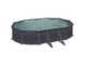 Gre Granada Ovale 610x375x132cm - Stahlwandpool