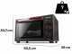 G3 Ferrari Il Moro Plus - Minibackofen - 28 l 1600W